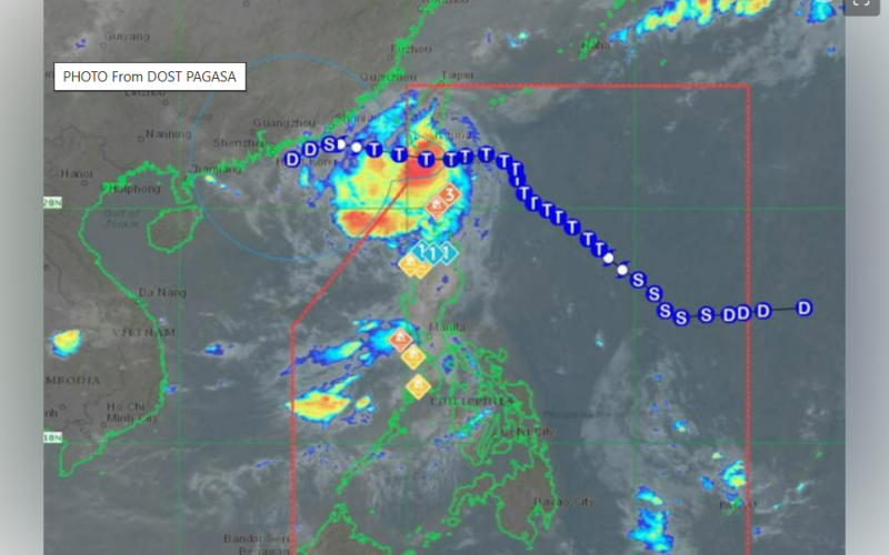 Typhoon “Jenny” gets stronger as it leaves PH-Pagasa