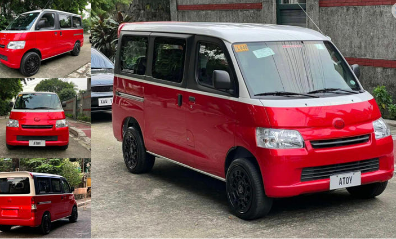 The Toyota Lite Ace has been transformed by Atoy Llave into a real minivan.