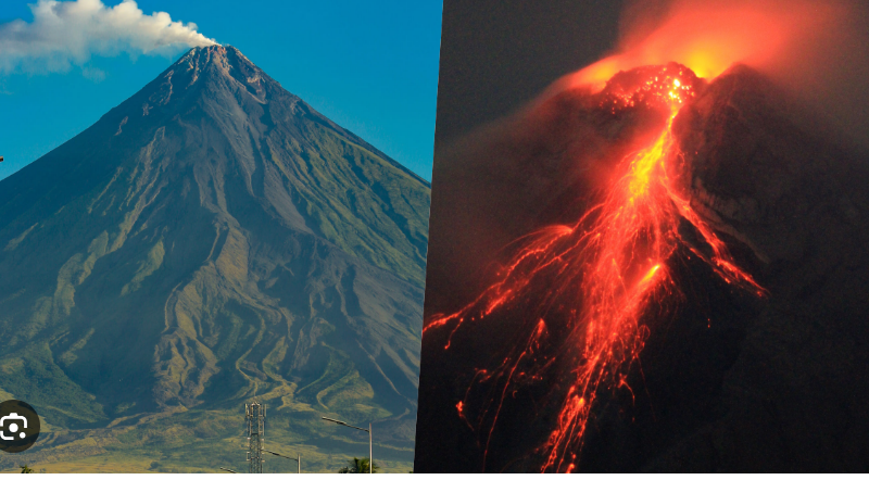 Rockfall and volcanic earthquake episodes have been recorded near Mayon Volcano.