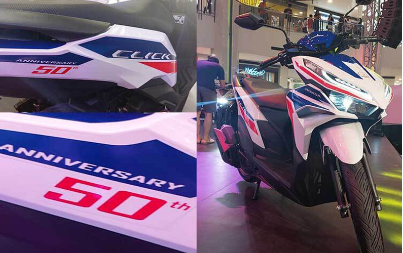 Honda Philippines introduces 50th anniversary limited edition products.